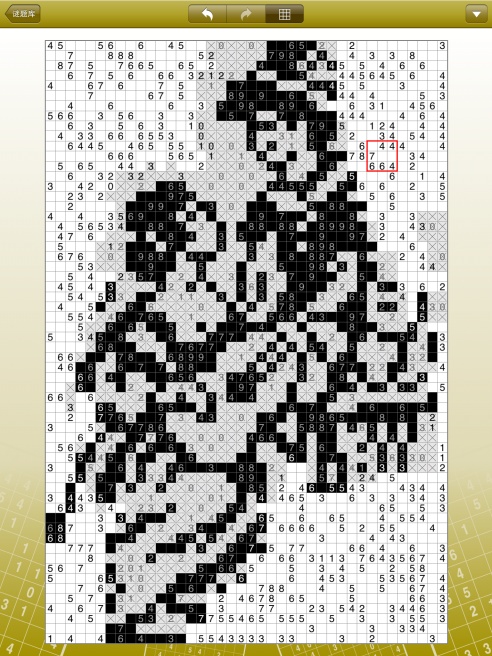 支持iPad和iPhone的像素填空游 (iPad)