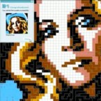 Speed Drawing Madonna with Link-a-Pix