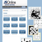 Conceptis puzzles on the Milwaukee Journal Sentinel website via King Features Syndicate