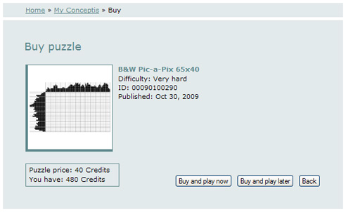 Buying a puzzle
