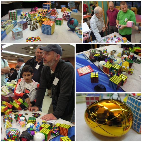 The Rubic's Cube is always a favorite at the conference. World Silver medalist Dror Womberg demonstrated solving the cube – blindfolded! The conference also featured the opening of an art exhibition on the topic of the Rubic's cube by photographer Gadi Dagon.