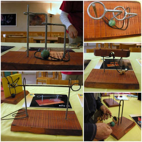 Can you release the ball and chain from these intriguing structures?