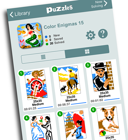 Pic-a-Pix Puzzle Previews Now Available on iOS and Android