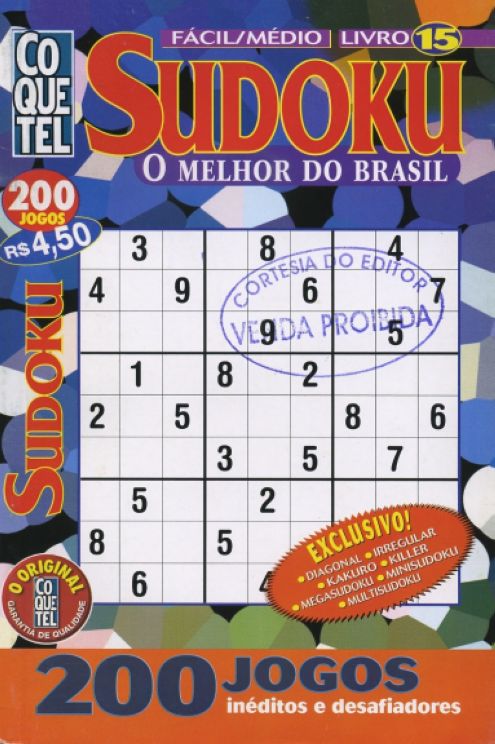 Book Sudoku Fácil/Médio