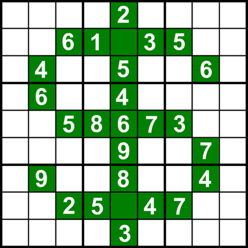 Real very hard Sudoku with picture of a Dollar