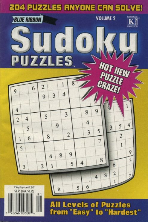 Blue Ribbon Sudoku
