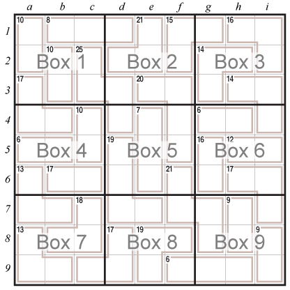 Killer Sudoku Grid