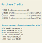 New $60 Credits package: Play all weekly puzzles for 30 weeks and Save 33%