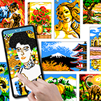 Mega Link-a-Pix, Block-a-Pix and Sym-a-Pix Puzzles Now Playable on iPhones and Smartphones