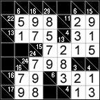 Classic Kakuro solution