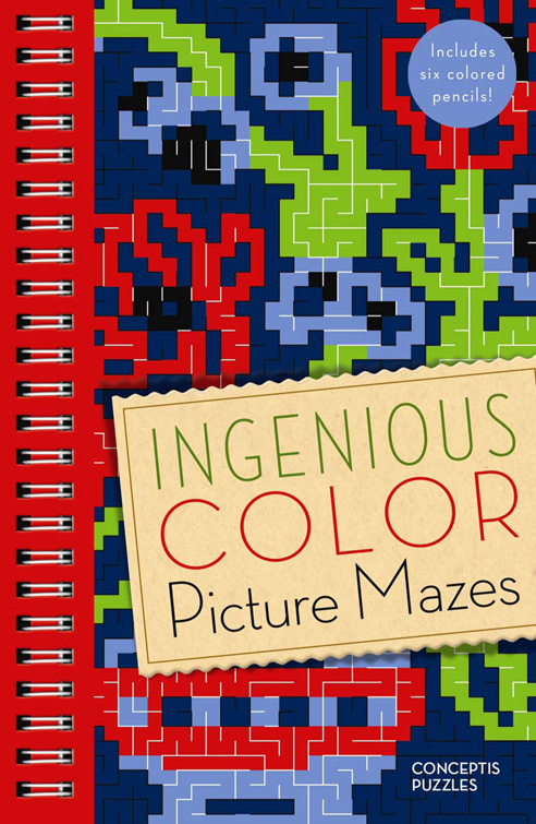 Ingenious Color Picture Mazes