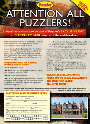 Centenary of the Crossword: Find Out How the Crossword Puzzle Helped End World War II