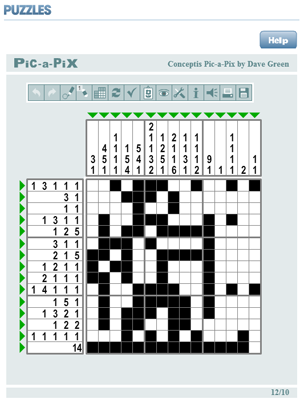 Conceptis Pic-a-Pix on ComicsKingdom