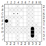 Overlapping squares when placing a ship (C)
