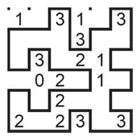 Classic Slitherlink solution