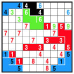 Color Link-a-Pix (B)