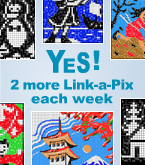 More Link-a-Pix: 2 extra puzzles will be available in My Conceptis each week