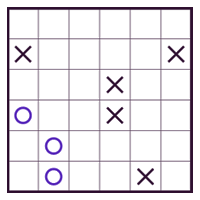 Classic Tic-Tac-Logic puzzle