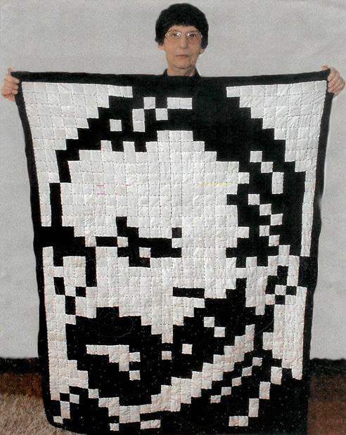 Van Gogh Pic-a-Pix quilt
