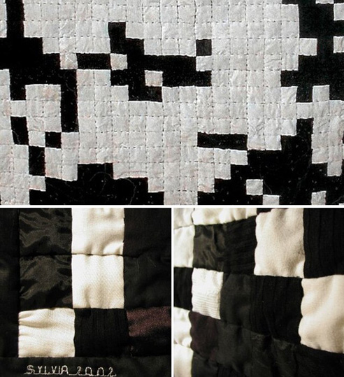 Van Gogh Pic-a-Pix quilt detail