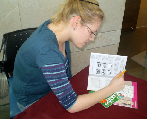 Liron Stern tries her hand at Kakuru and Soduku from conceptis