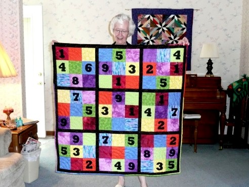 Pauline's Sudoku quilt by slredlich