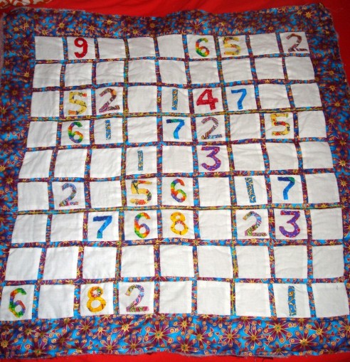 Sudoku quilt by searchingfortreasures