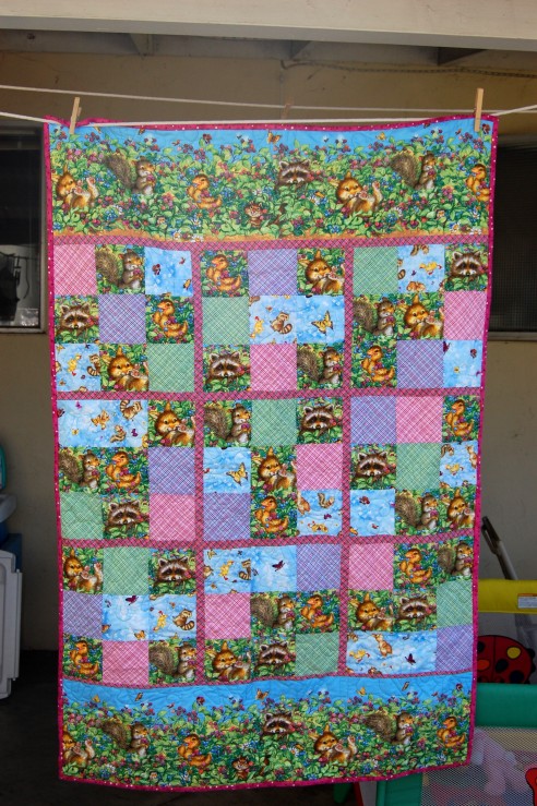 Sudoku baby quilt by kittlecarle