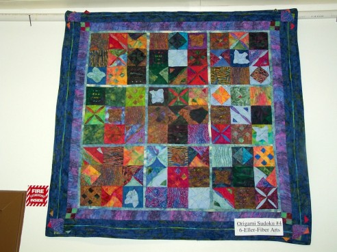 Origami Sudoku quilts by lisaellersf