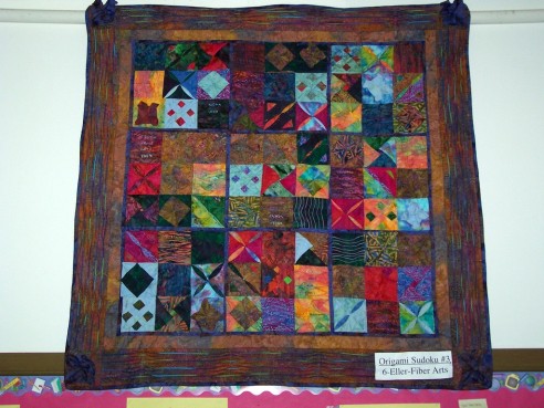 Origami Sudoku quilts by lisaellersf