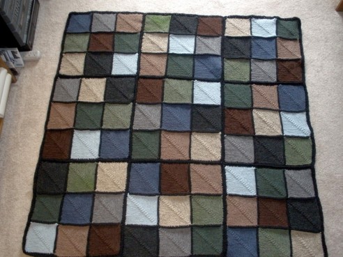 Sudoku knit by nuddpenney