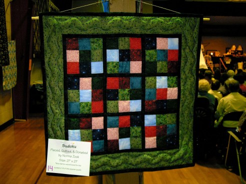 Belleville quilt auction Sudoku by jvc_scout_mom