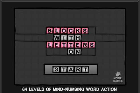 Blocks with Letters On