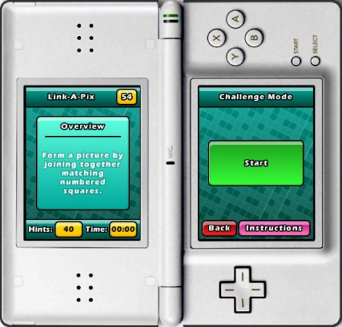 Puzzler World for Nintendo DS/DSi: Link-a-Pix Overview