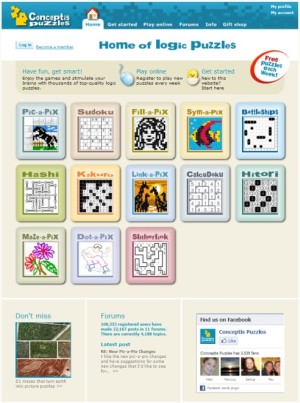 New homepage and top menu