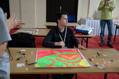 Thomas Snyder (USA)and a Sym-a-Pix