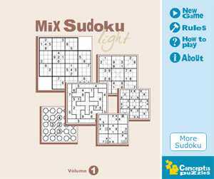 Mix Sudoku Light Vol 1