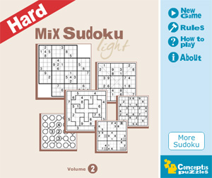 Mix Sudoku Light Vol 2