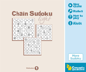 Chain Sudoku Light Vol 1