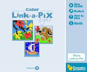 Color Link-a-Pix Light Vol 1