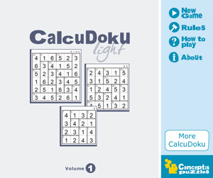 CalcuDoku Light Vol 1