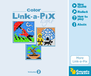 Color Link-a-Pix Light Vol 2