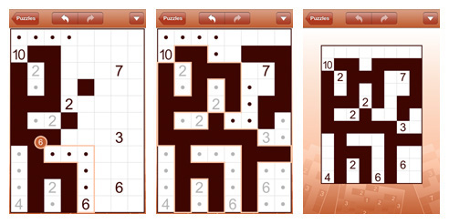 Nurikabe for iPad and iPhone (iPhone)