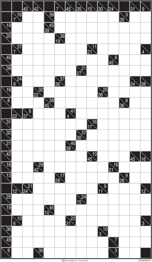 7. The Hardest Kakuro Puzzle