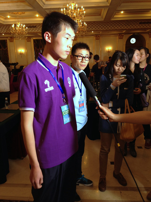 Puzzled in Beijing: Pictures from the 2013 World Sudoku and World Puzzle Championships [The 8th World Sudoku Championship 2013: Jin Ce, China, Champion]