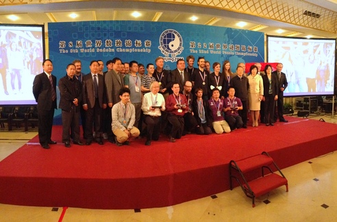 Puzzled in Beijing: Pictures from the 2013 World Sudoku and World Puzzle Championships [The 22nd World Puzzle Championship Group photo]