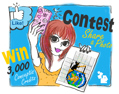 Contest: Share a Photo and Win 3,000 Conceptis Credits ($25 Value)