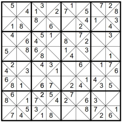 Will Sudoku: Example 1 puzzle