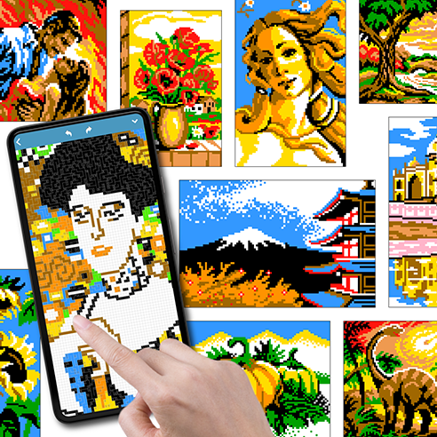 Mega Link-a-Pix, Block-a-Pix and Sym-a-Pix Puzzles Now Playable on iPhones and Smartphones