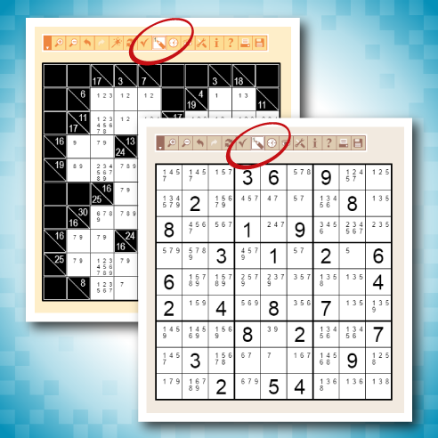 Autofill Pencilmarks in Sudoku and kakuro for Desktop
